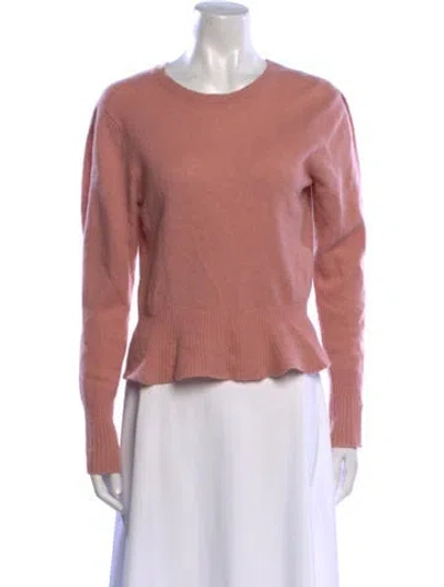 Pre-owned Frame Cashmere Scoop Neck Sweater In Pink