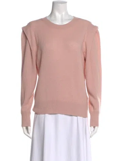 Pre-owned Frame Cashmere Scoop Neck Sweater In Pink