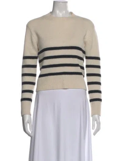 Pre-owned Frame Cashmere Striped Sweater In Blue