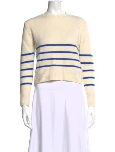 Pre-owned Frame Cashmere Striped Sweater In Neutrals