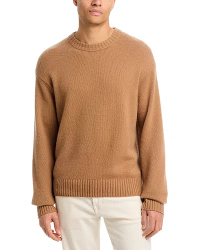 Frame Crew-neck Ribbed-trim Sweater In Multi