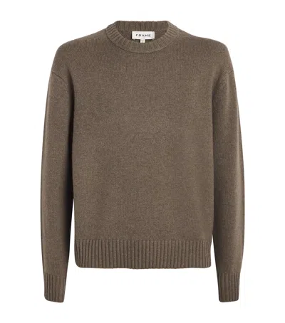 Frame Cashmere Sweater In Brown