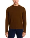 Frame Cashmere Crewneck Sweater In Dark Camel