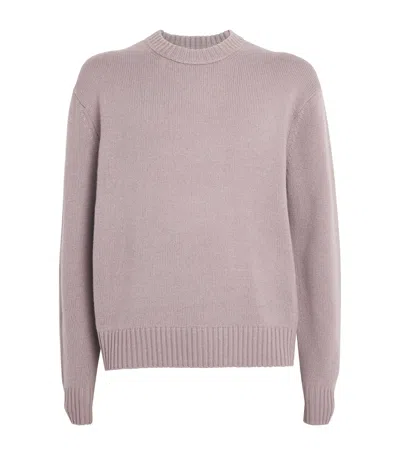 Frame Cashmere Sweater In Purple