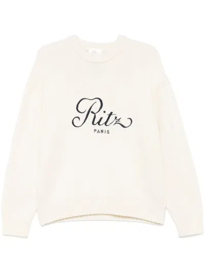 Frame Kids' Cashmere Sweater In White
