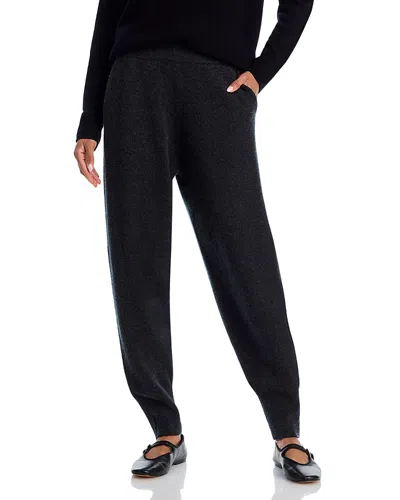 Frame Cashmere Travel Pants In Charcoal Heather