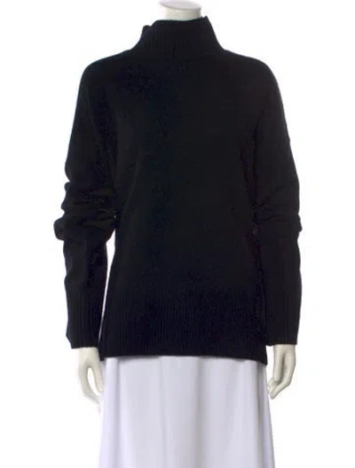 Pre-owned Frame Cashmere Turtleneck Sweater In Black