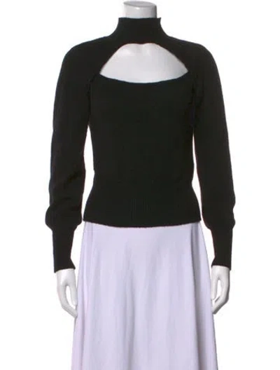 Pre-owned Frame Cashmere Turtleneck Sweater In Black