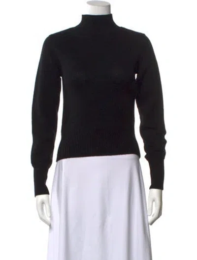 Pre-owned Frame Cashmere Turtleneck Sweater In Black