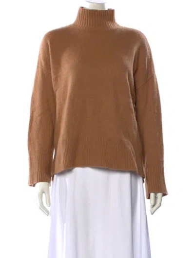 Pre-owned Frame Cashmere Turtleneck Sweater In Brown