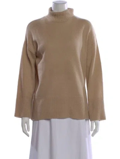 Pre-owned Frame Cashmere Turtleneck Sweater In Brown