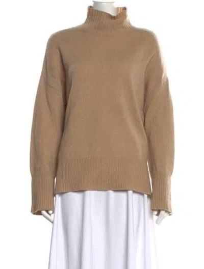 Pre-owned Frame Cashmere Turtleneck Sweater In Brown/neutrals
