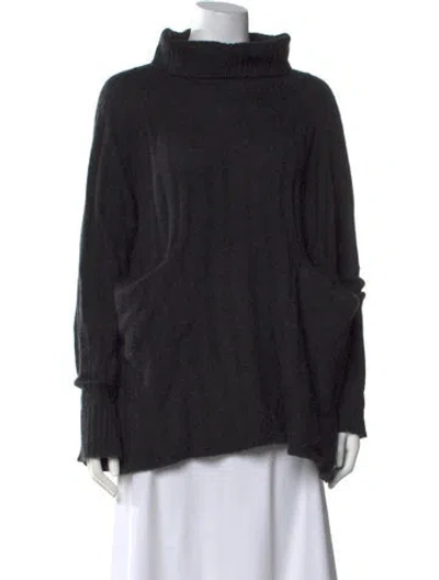 Pre-owned Frame Cashmere Turtleneck Sweater In Gray