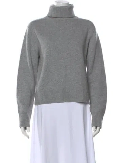 Pre-owned Frame Cashmere Turtleneck Sweater In Gray