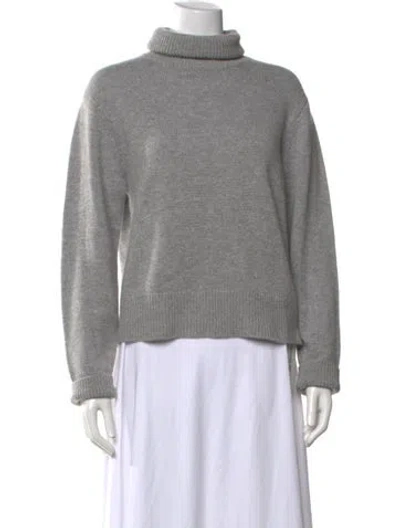 Pre-owned Frame Cashmere Turtleneck Sweater In Grey