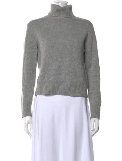 Pre-owned Frame Cashmere Turtleneck Sweater In Grey