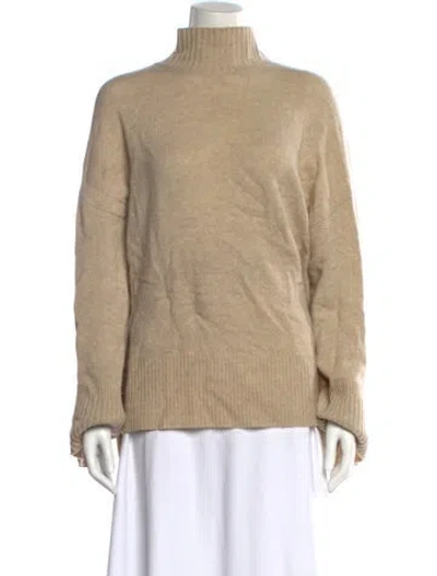 Pre-owned Frame Cashmere Turtleneck Sweater In Neutral
