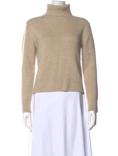 Pre-owned Frame Cashmere Turtleneck Sweater In Neutral