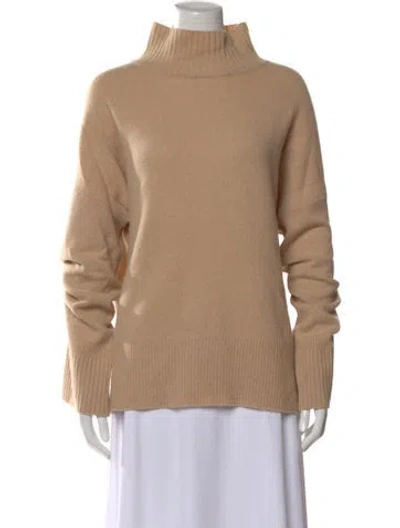 Pre-owned Frame Cashmere Turtleneck Sweater In Neutral