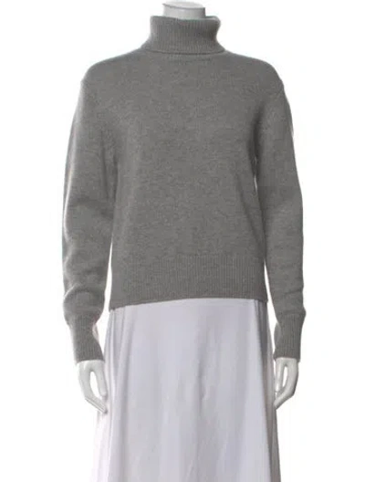 Pre-owned Frame Cashmere Turtleneck Sweater W/ Tags In Grey