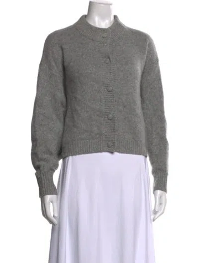 Pre-owned Frame Cashmere Tweed Pattern Sweater In Gray