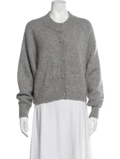Pre-owned Frame Cashmere Tweed Pattern Sweater In Grey