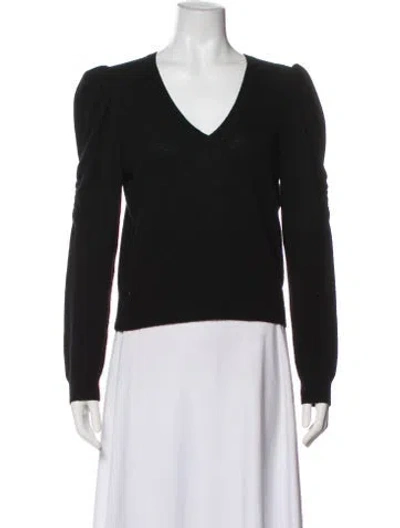 Pre-owned Frame Cashmere V-neck Sweater In Blue