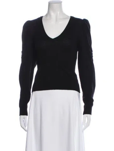 Pre-owned Frame Cashmere V-neck Sweater In Blue