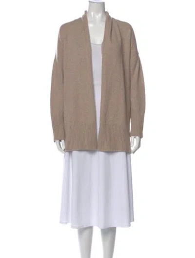 Pre-owned Frame Cashmere V-neck Sweater In Brown