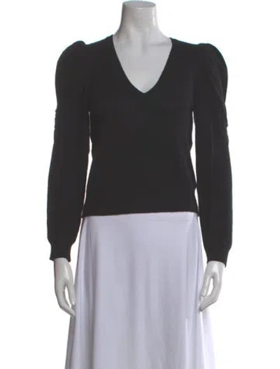 Pre-owned Frame Cashmere V-neck Sweater In Gray