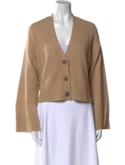 Pre-owned Frame Cashmere V-neck Sweater In Neutral