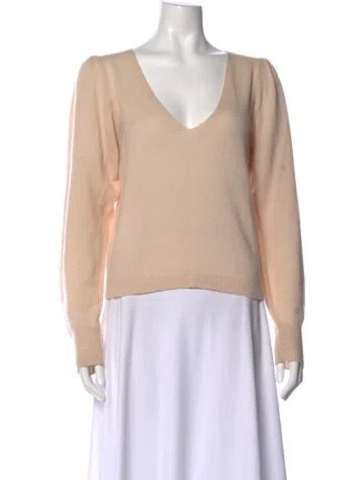 Pre-owned Frame Cashmere V-neck Sweater In Neutral