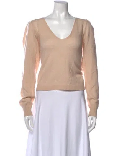 Pre-owned Frame Cashmere V-neck Sweater In Neutral