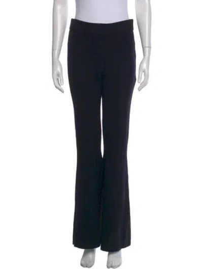 Pre-owned Frame Cashmere Wide Leg Pants In Black