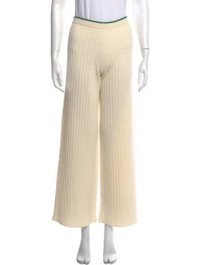 Pre-owned Frame Cashmere Wide Leg Pants In Neutral