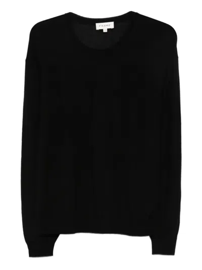 Frame Cashmere-wool Sweater In Black