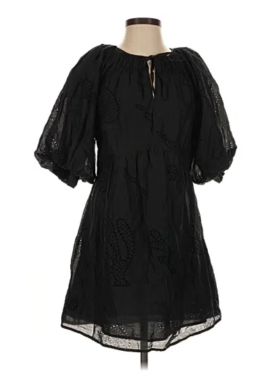 Pre-owned Frame Casual Dress In Black