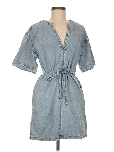Pre-owned Frame Casual Dress In Blue