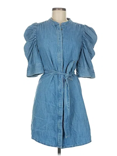 Pre-owned Frame Casual Dress In Blue