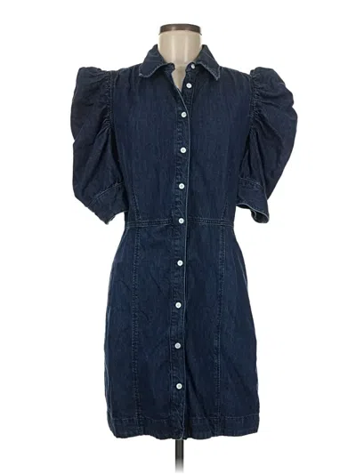 Pre-owned Frame Casual Dress In Blue