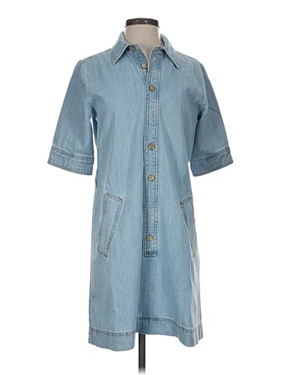 Pre-owned Frame Casual Dress In Blue