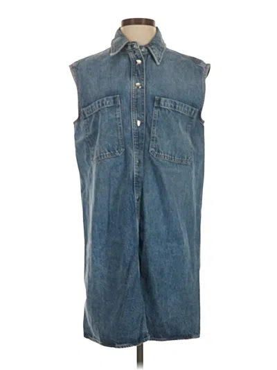 Pre-owned Frame Casual Dress In Blue