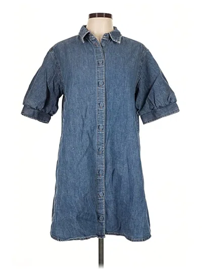 Pre-owned Frame Casual Dress In Blue