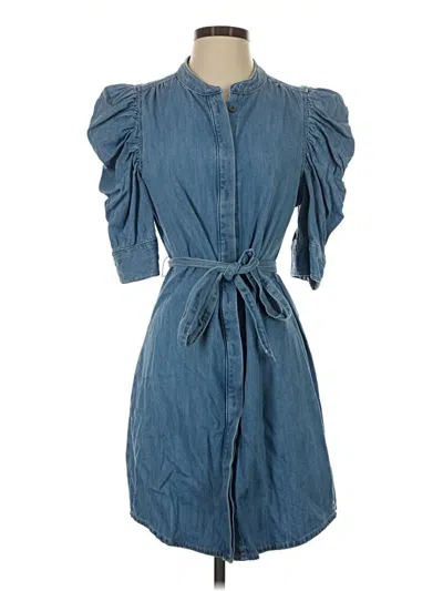 Pre-owned Frame Casual Dress In Blue