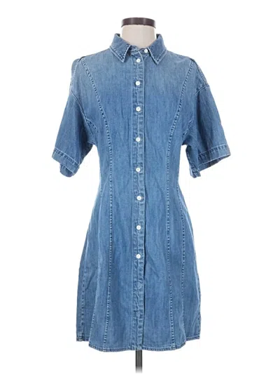 Pre-owned Frame Casual Dress In Blue