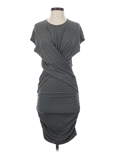 Frame Casual Dress In Gray