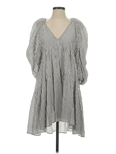 Pre-owned Frame Casual Dress In Gray