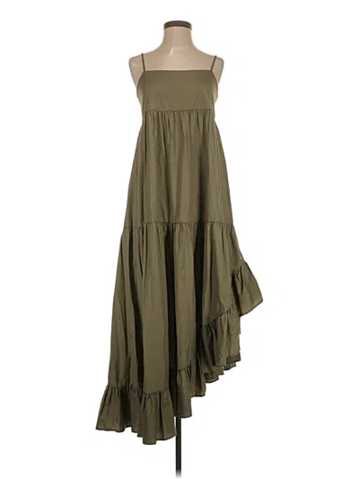 Pre-owned Frame Casual Dress In Green