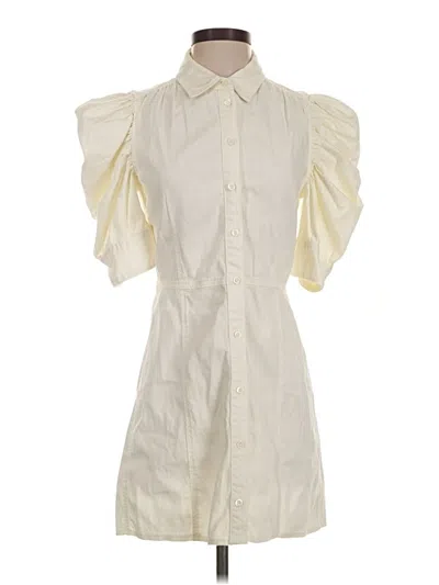 Pre-owned Frame Casual Dress In Ivory