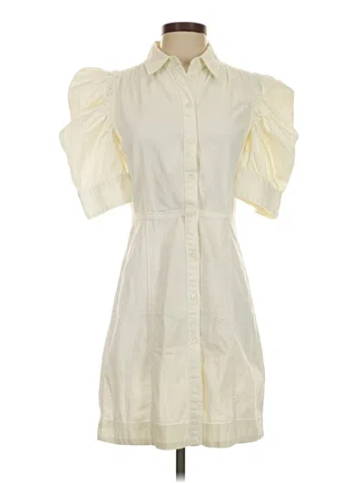 Pre-owned Frame Casual Dress In Ivory